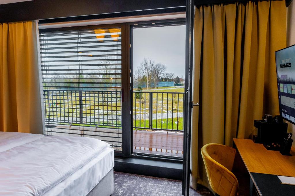 Postel nebo postele na pokoji v ubytování Hotel NOBILIS - Mladá Boleslav