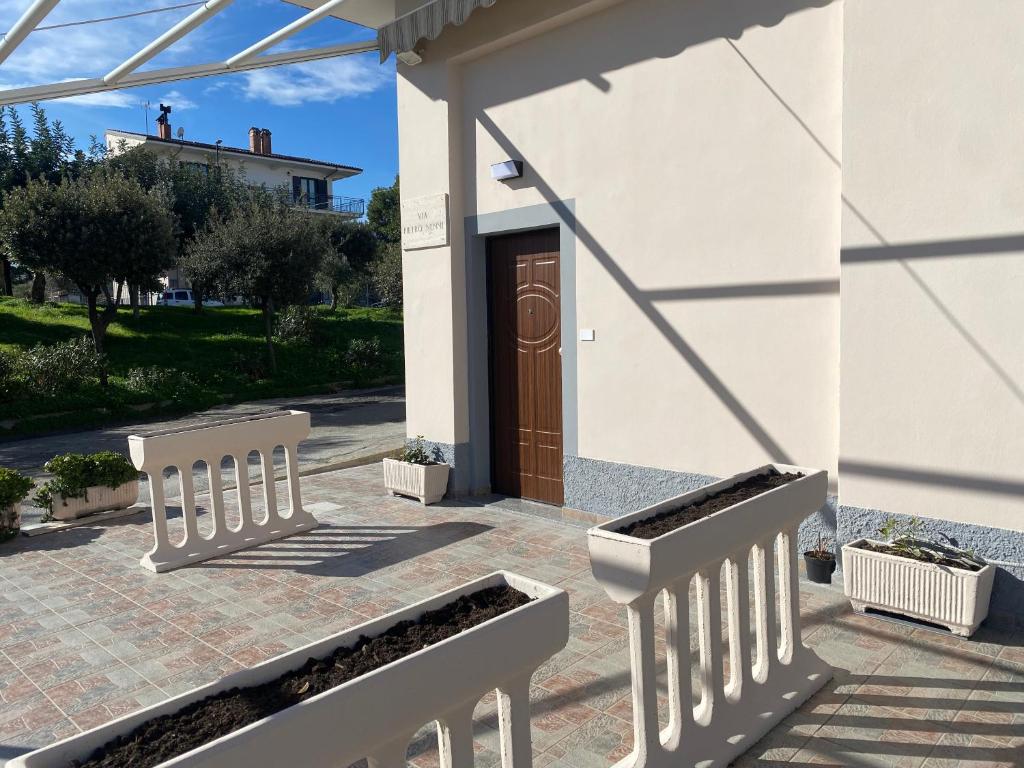 Balkón nebo terasa v ubytování B&B l'angoletto