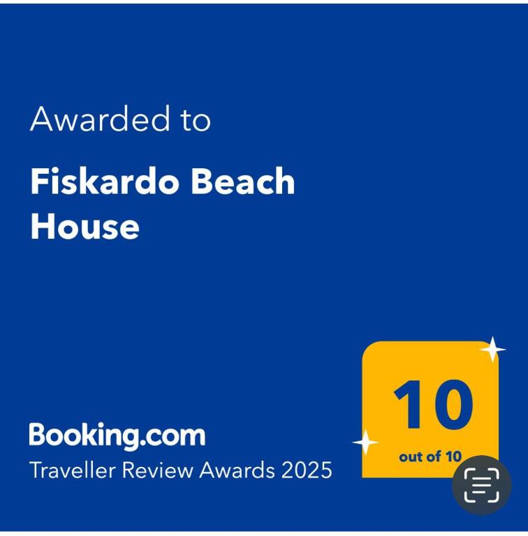 Certifikát, hodnocení, plakát nebo jiný dokument vystavený v ubytování Fiskardo Beach House