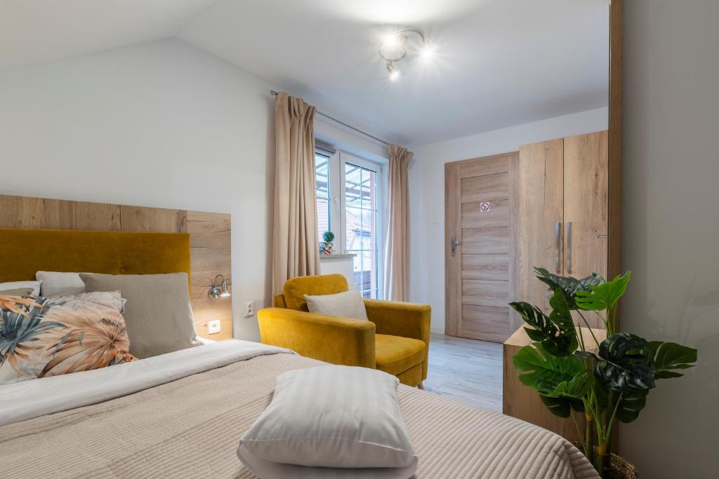Jaskółka - pokoje i apartament przy plaży - 带湖景的双人间