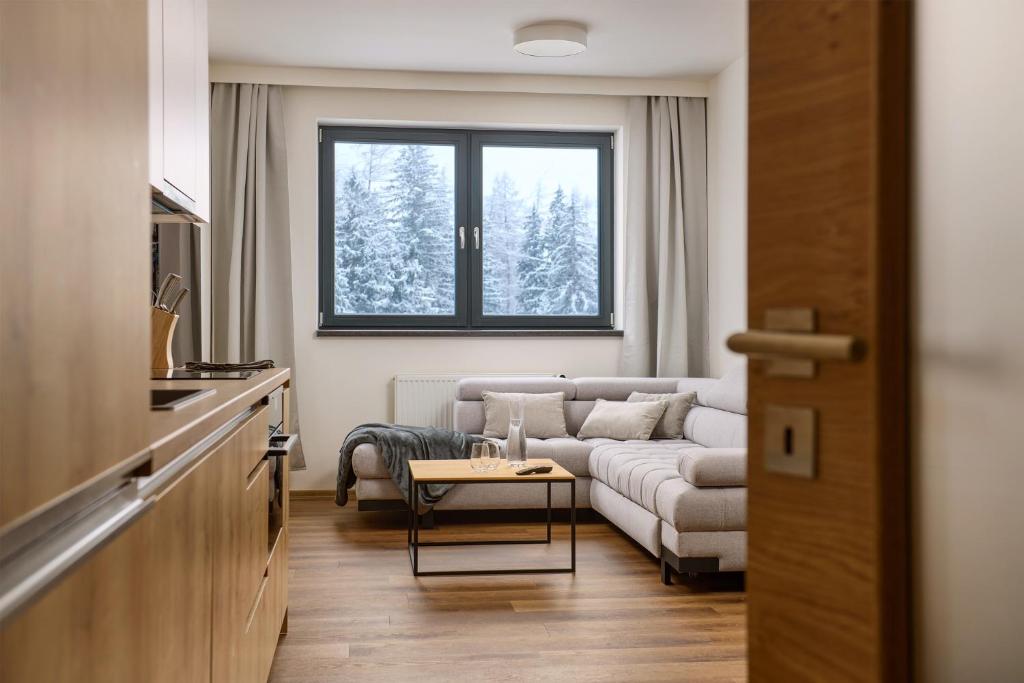 Posezení v ubytování Luční apartmán Jurajda