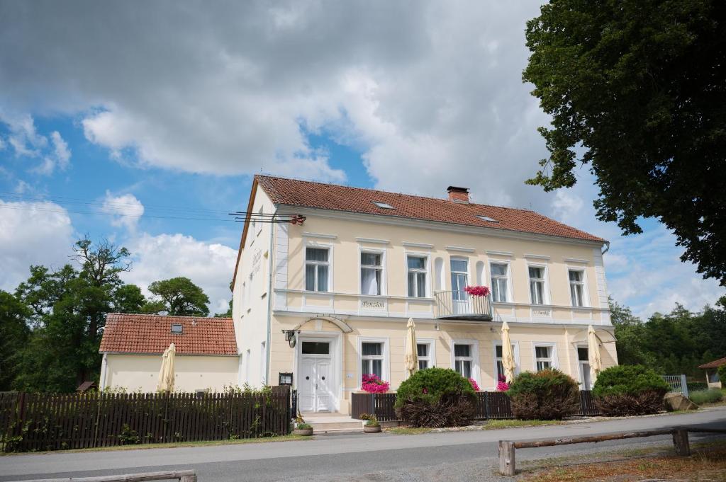 Budova, kde se penzion nachází