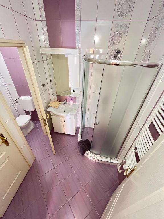 Koupelna v ubytování Gesztenye Apartman