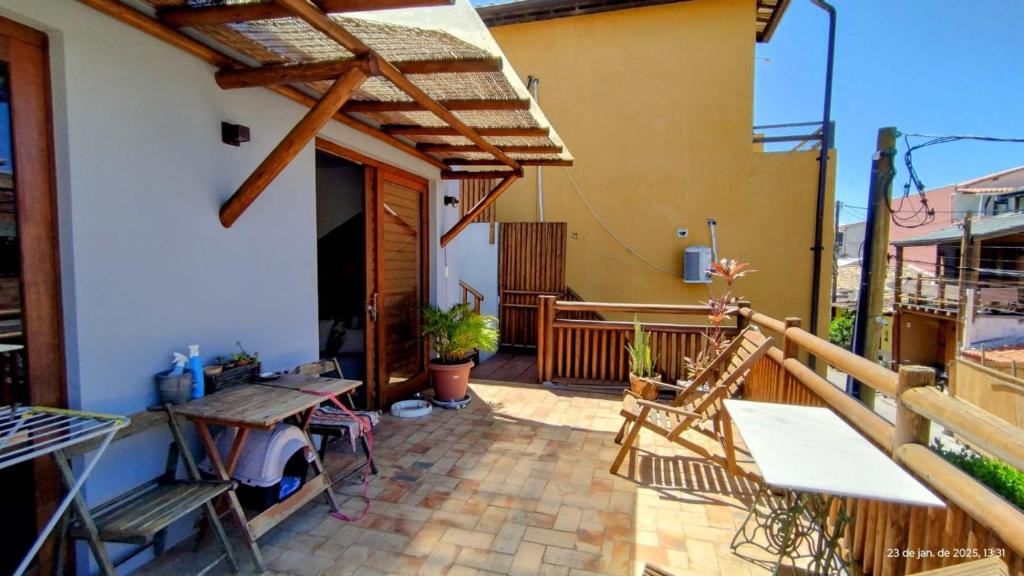 Balkón nebo terasa v ubytování Casa Dendê Praia do Forte