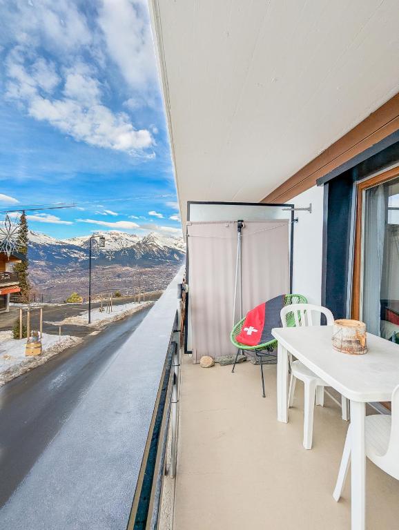 Nespecifikovaný výhled na hory nebo výhled na hory při pohledu z apartmánu