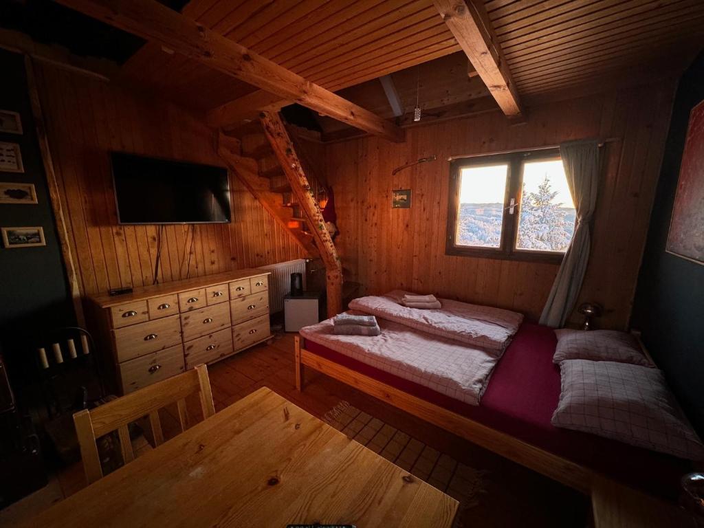 Postel nebo postele na pokoji v ubytování Guest House Lagotto's Peak