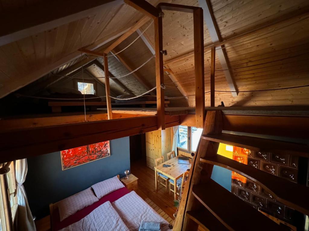 Postel nebo postele na pokoji v ubytování Guest House Lagotto's Peak