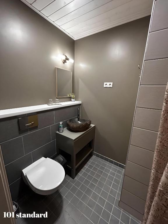 Koupelna v ubytování Guesthouse Carl Schmidt