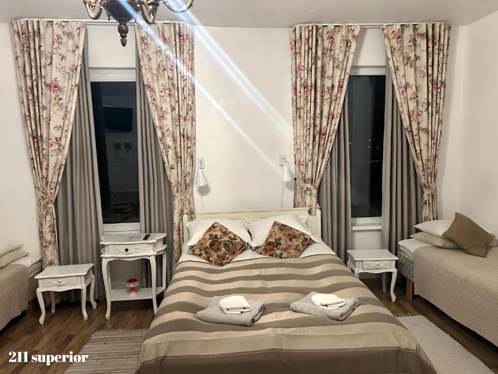 Postel nebo postele na pokoji v ubytování Guesthouse Carl Schmidt