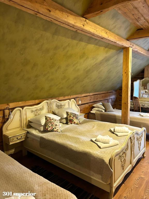 Postel nebo postele na pokoji v ubytování Guesthouse Carl Schmidt