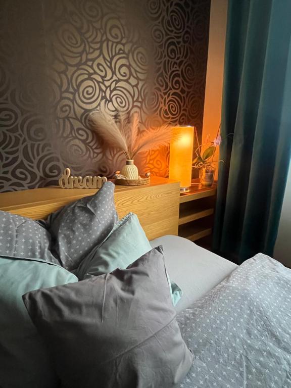 Postel nebo postele na pokoji v ubytování Apartmán SUZANNE