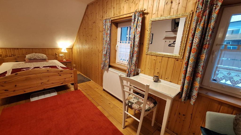 Postel nebo postele na pokoji v ubytování Haus Hepi