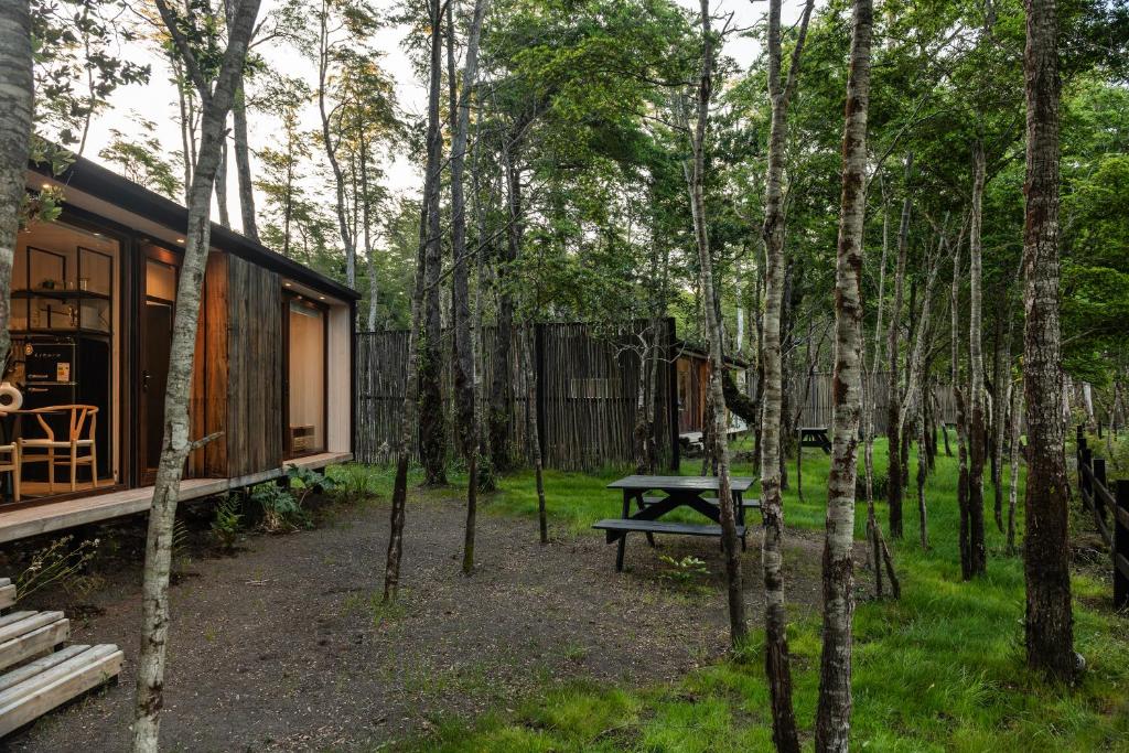 Zahrada ubytování Carintia Cabins