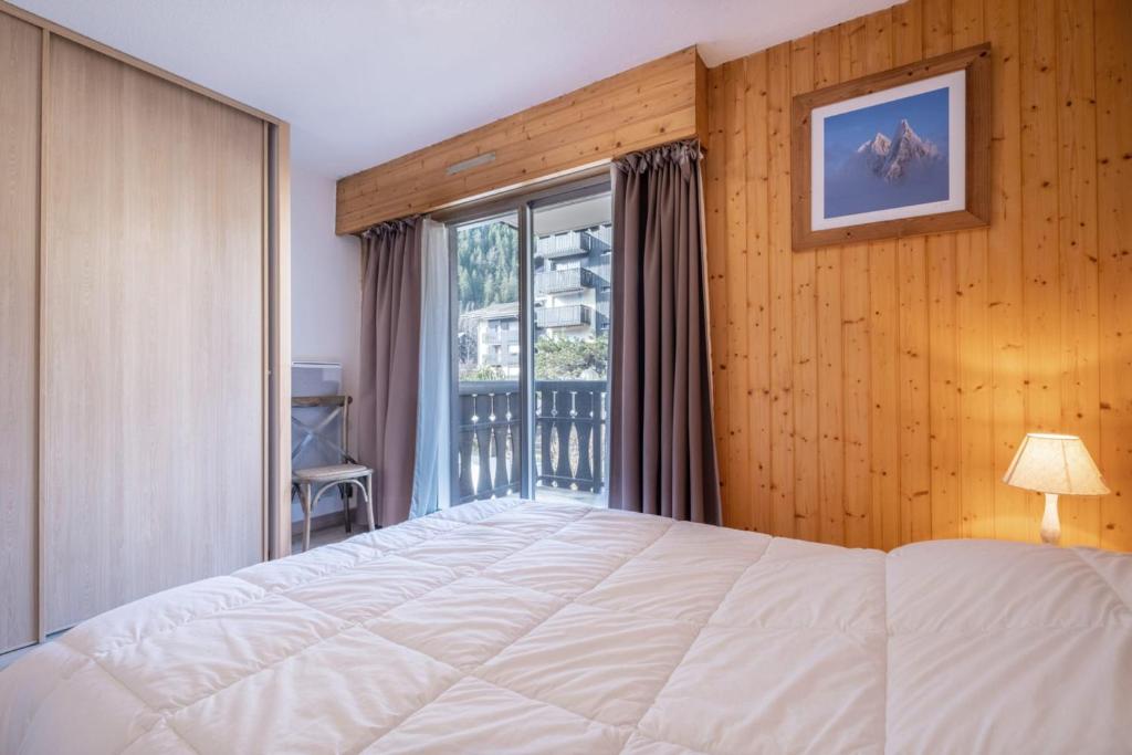 Posteľ alebo postele v izbe v ubytovaní Beautiful 50m with 2 balconies and mountain view