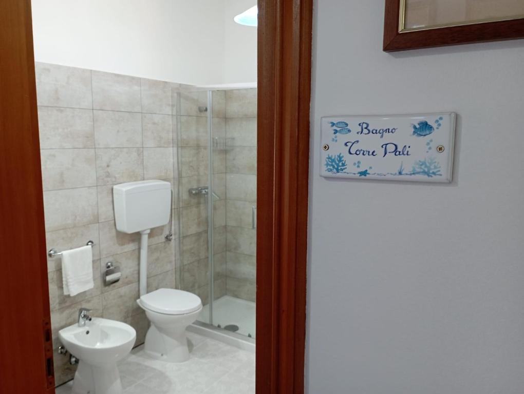 Koupelna v ubytování B&B Lucia