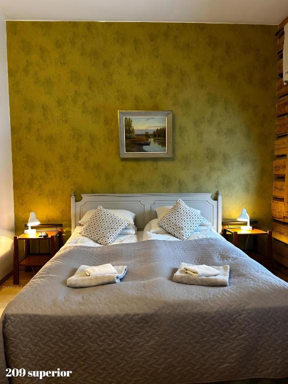 Postel nebo postele na pokoji v ubytování Guesthouse Carl Schmidt