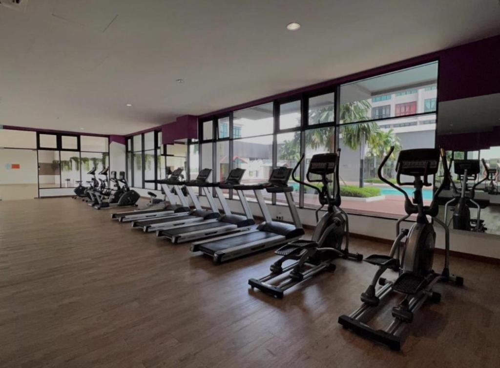 Fitness centrum a/nebo fitness zařízení v ubytování Conezion Residence