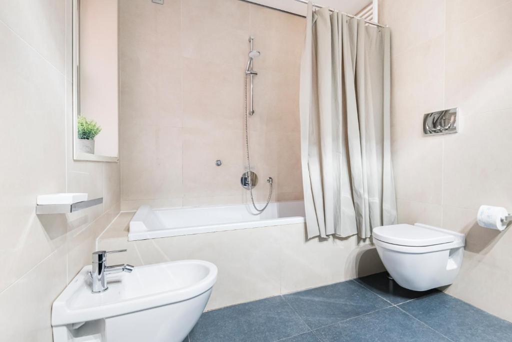 Kúpeľňa v ubytovaní Wonderful Brera flat