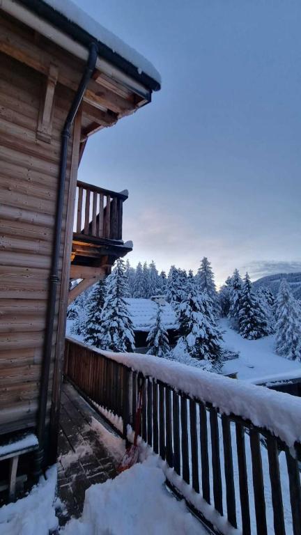 Obiekt Luxueux chalet avec terrasse Auron zimą