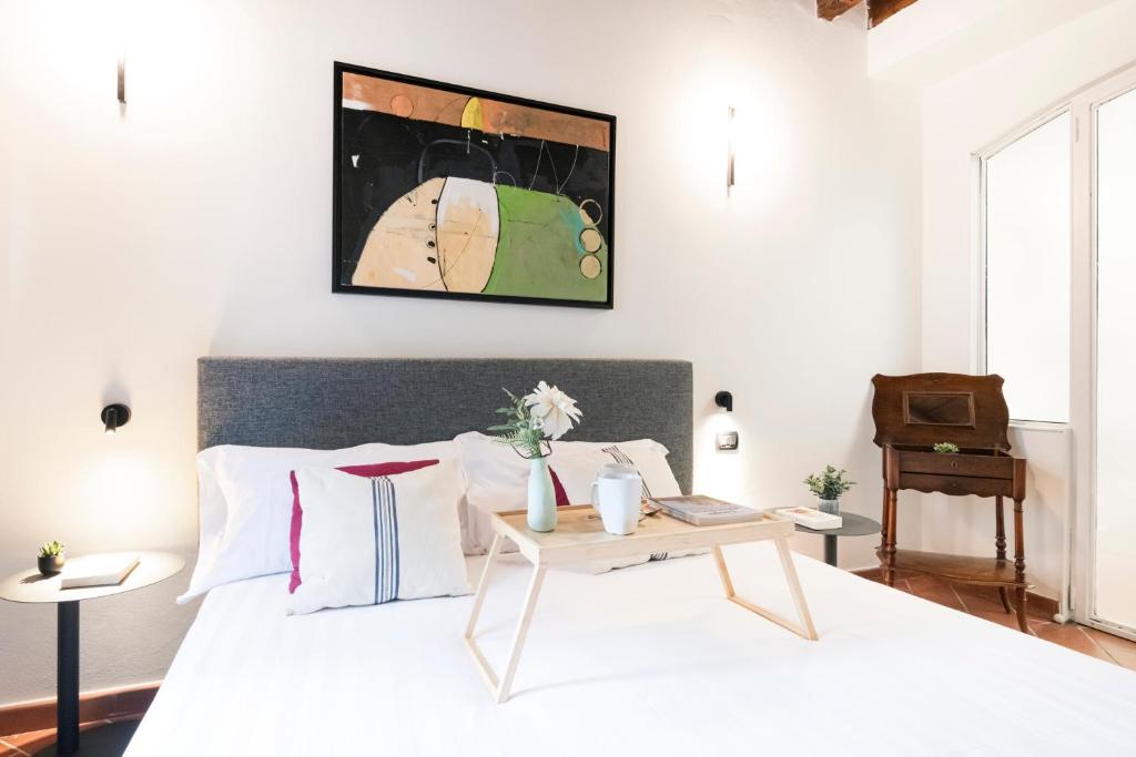 Posteľ alebo postele v izbe v ubytovaní Prestigioso appartamento Piazza Duomo by Easylife