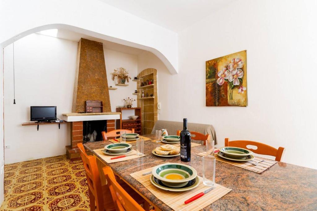 TV a/nebo společenská místnost v ubytování B&B Marchese by Vivimy