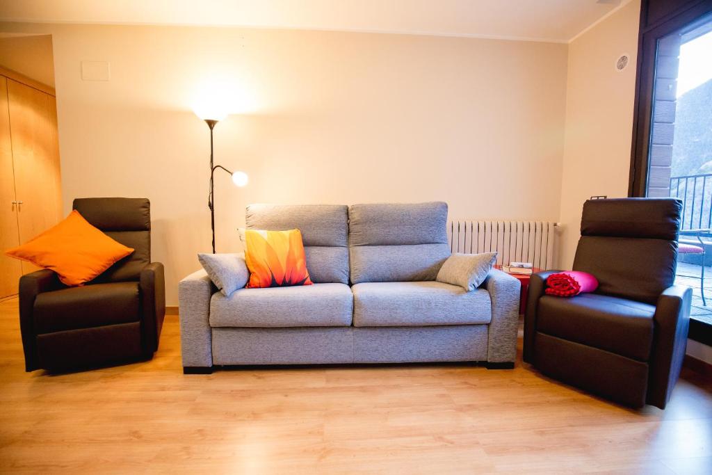 Posezení v ubytování Apartaments Ashome