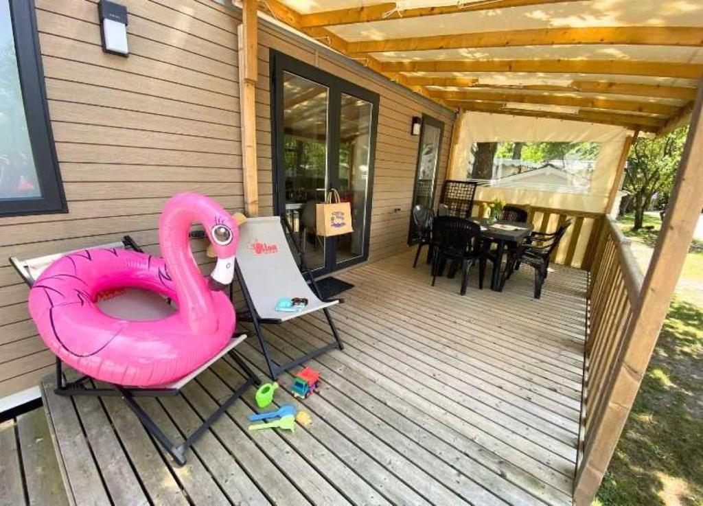 Patio nebo venkovní prostory v ubytování Camping - Piscine - ccaghc0