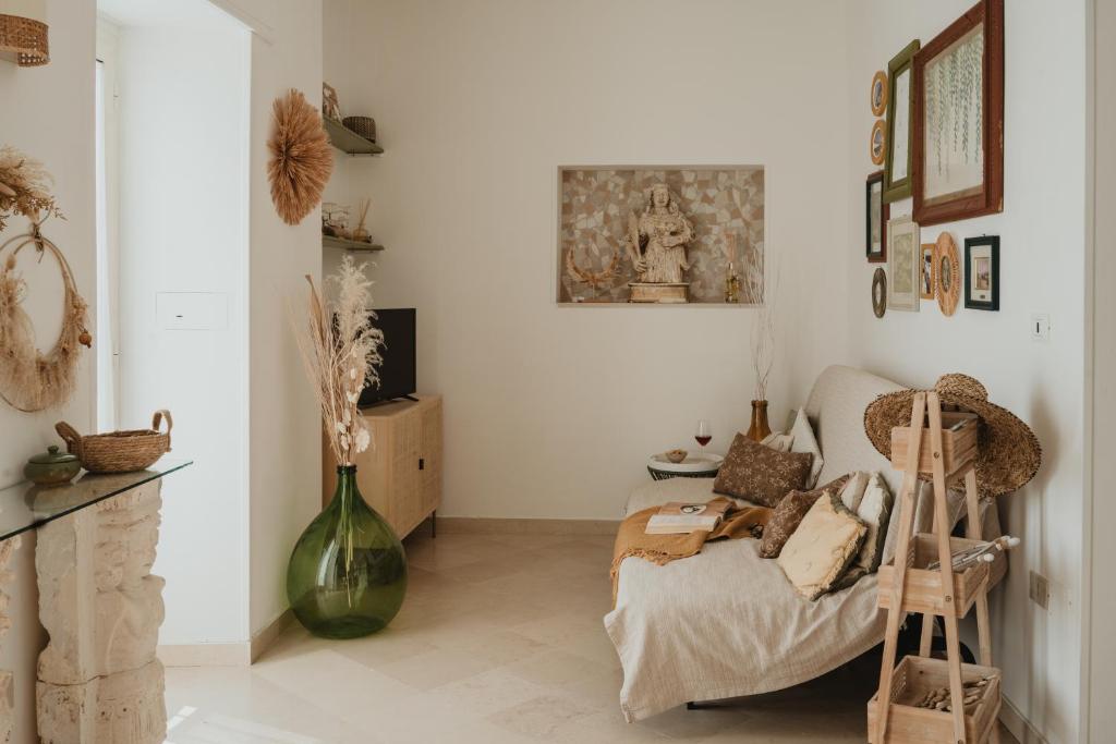 A seating area at Casa Tua - Sea View Onda