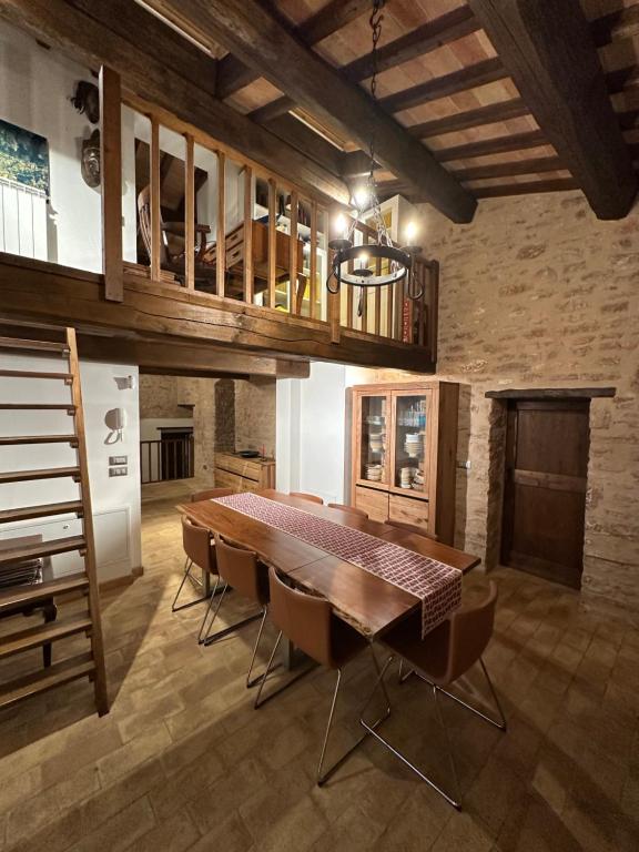 Kuchyň nebo kuchyňský kout v ubytování Spello Sant'Onofrio