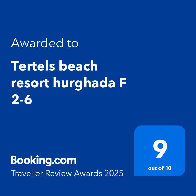 Tertels beach resort hurghada F 2-6 tanúsítványa, márkajelzése vagy díja