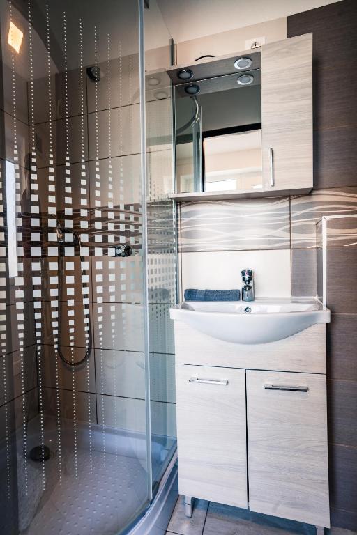 Koupelna v ubytování Siocamping Házak Homes