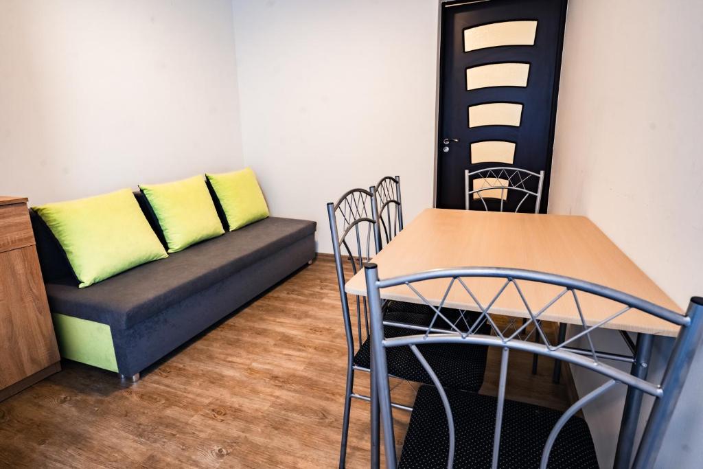 Posezení v ubytování Siocamping Házak Homes