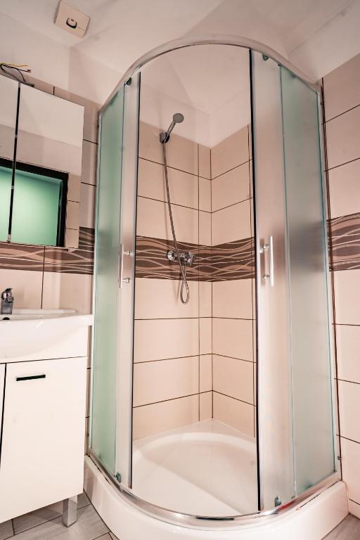 Koupelna v ubytování Siocamping Házak Homes