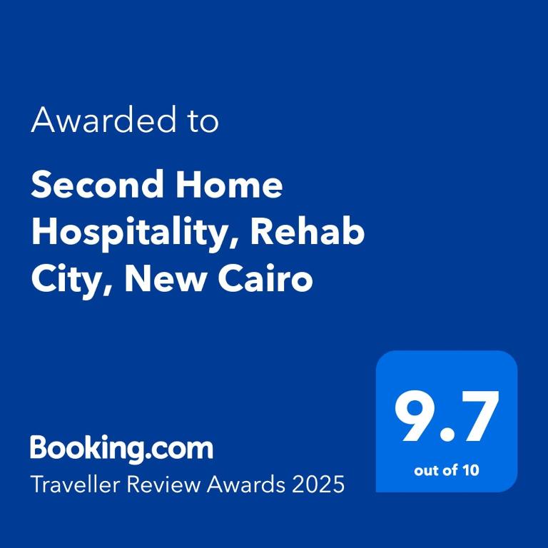 Certifikát, hodnocení, plakát nebo jiný dokument vystavený v ubytování Second Home Hospitality, Rehab City, New Cairo, Cairo Egypt