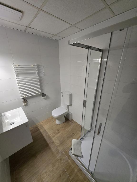 Kúpeľňa v ubytovaní Gartner Hotel