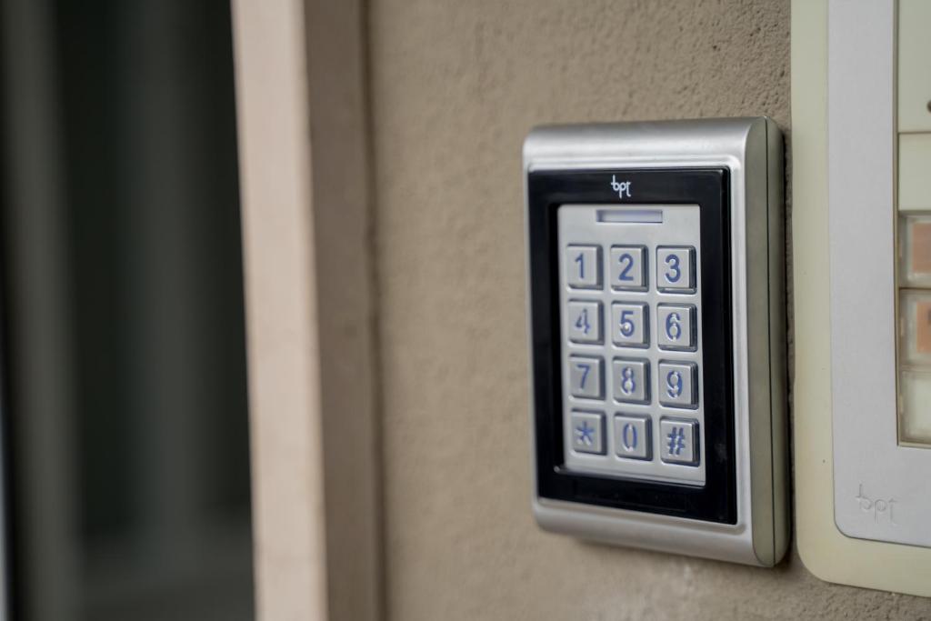 a remote control is attached to a wall at Coco'S Rooms in Bari Palese