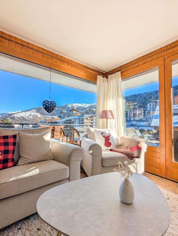 Center of Nendaz ! Apartment 2 rooms with balcony - Resim 24