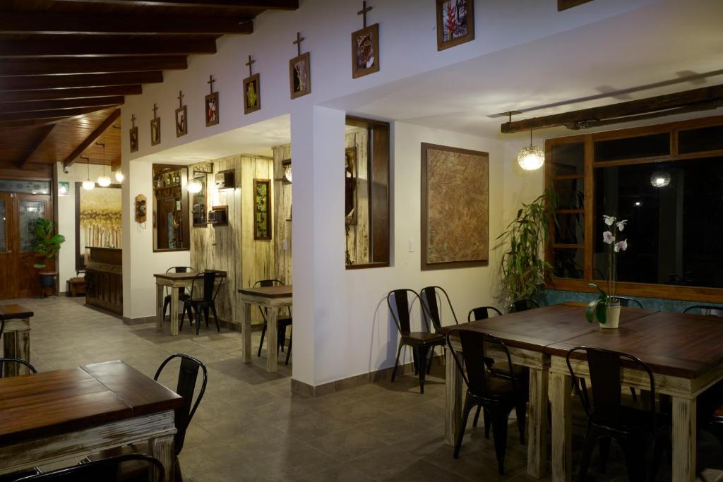 Restaurace v ubytování Mindo MONASTERIUM