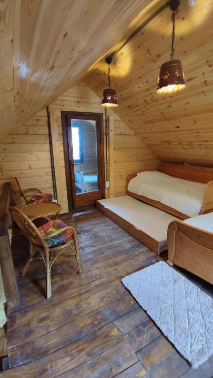 Postel nebo postele na pokoji v ubytování GUEST HOUSE PRIVAL.CLUB