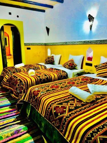 Postel nebo postele na pokoji v ubytování Riad Bab Imlil