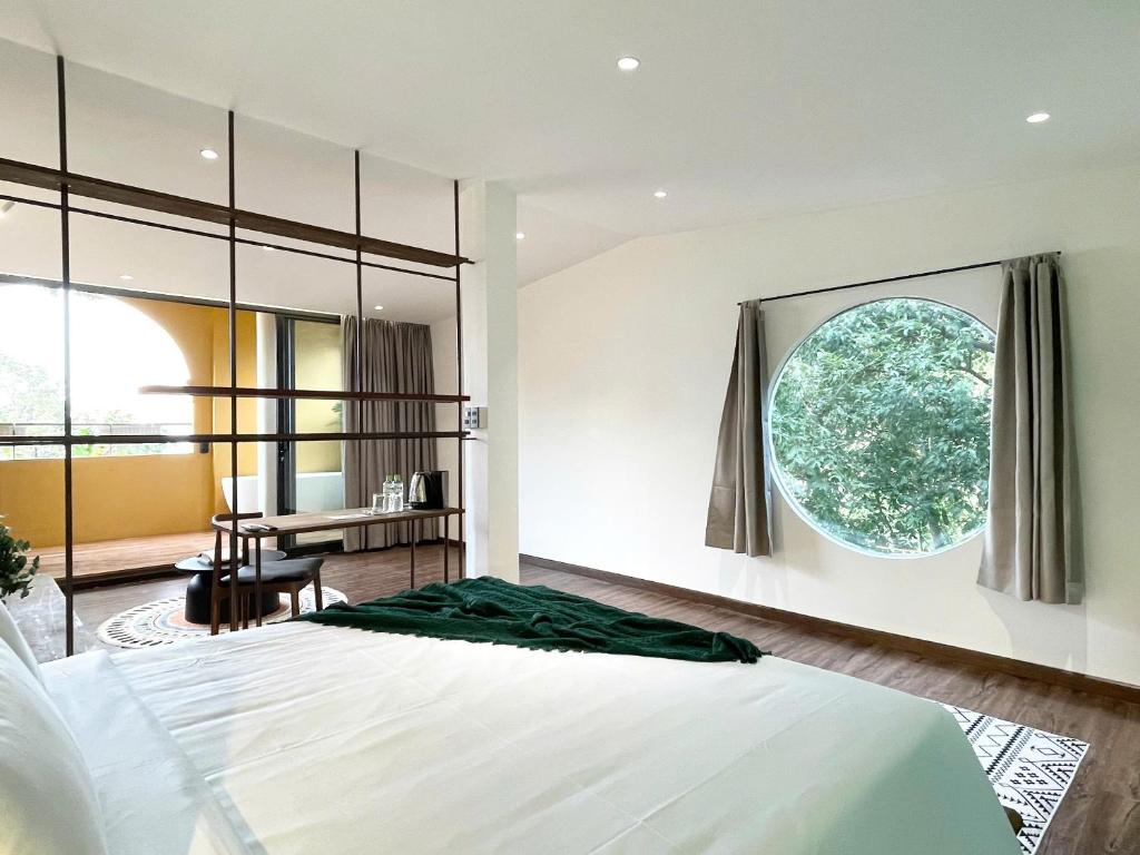 Phòng Deluxe Giường Đôi Có Bồn Tắm