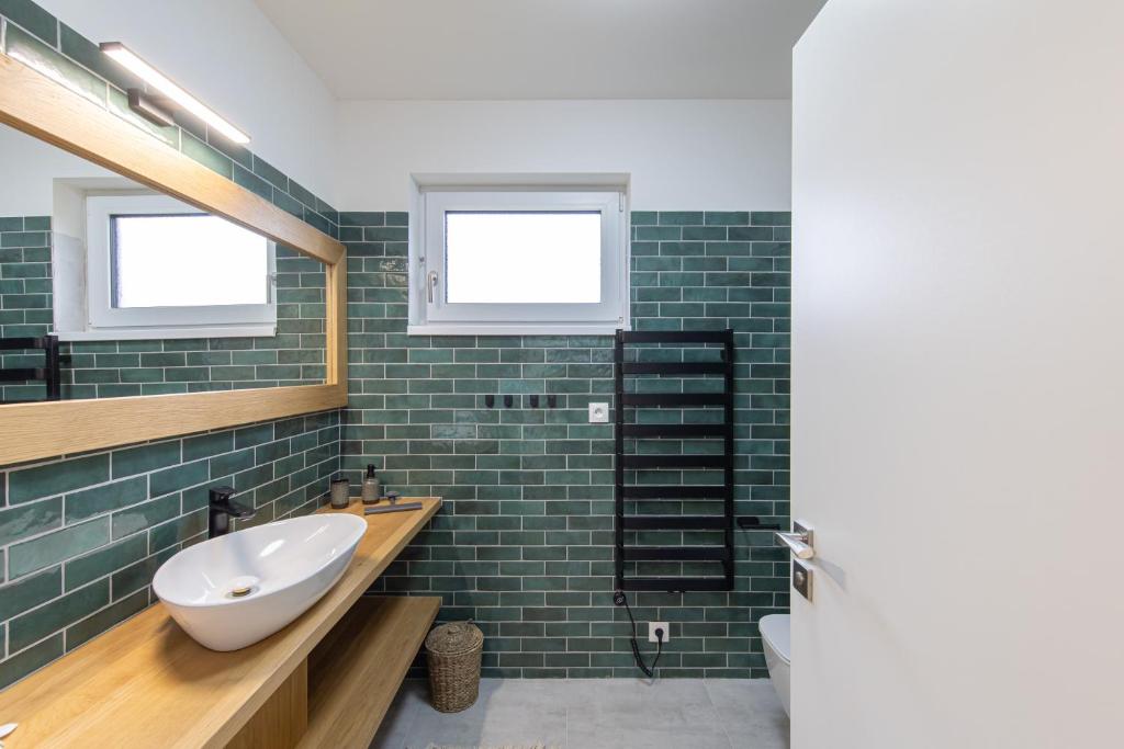 Koupelna v ubytování Apartmány u Josífka Velké Losiny