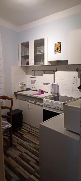 Kuchyň nebo kuchyňský kout v ubytování Vue D Ansignan