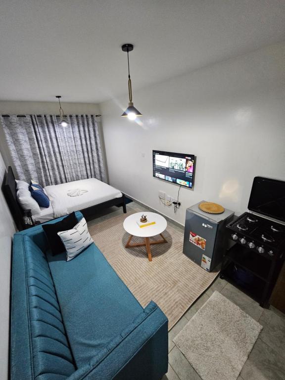 TV a/nebo společenská místnost v ubytování Happy Stay homes