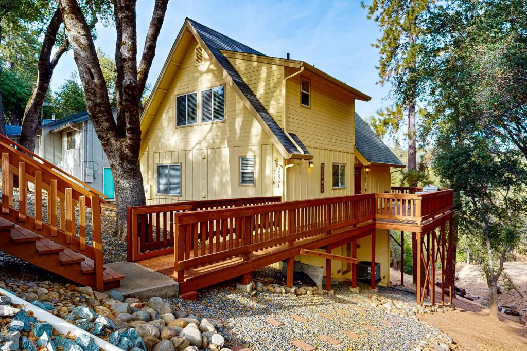 Budova, kde se prázdninový dům nachází