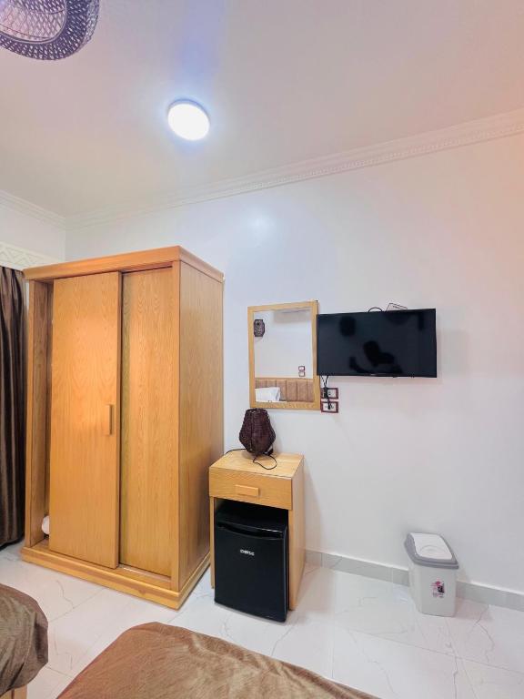 TV a/nebo společenská místnost v ubytování JJ Guesthouse
