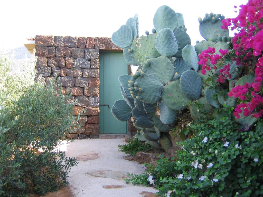 A garden outside B&b Le Mareddre