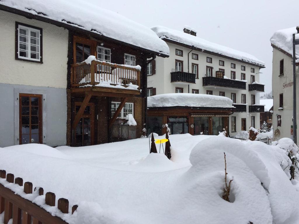 Alte Post Saas-Fee v zimě