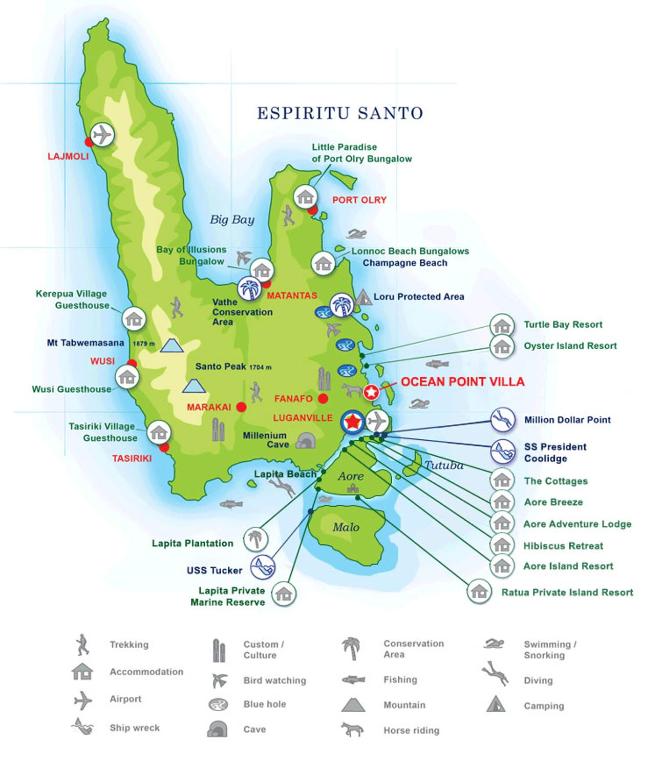 Fotografie z fotogalerie ubytování Lapita Beach Aore Island Vanuatu v destinaci Luganville