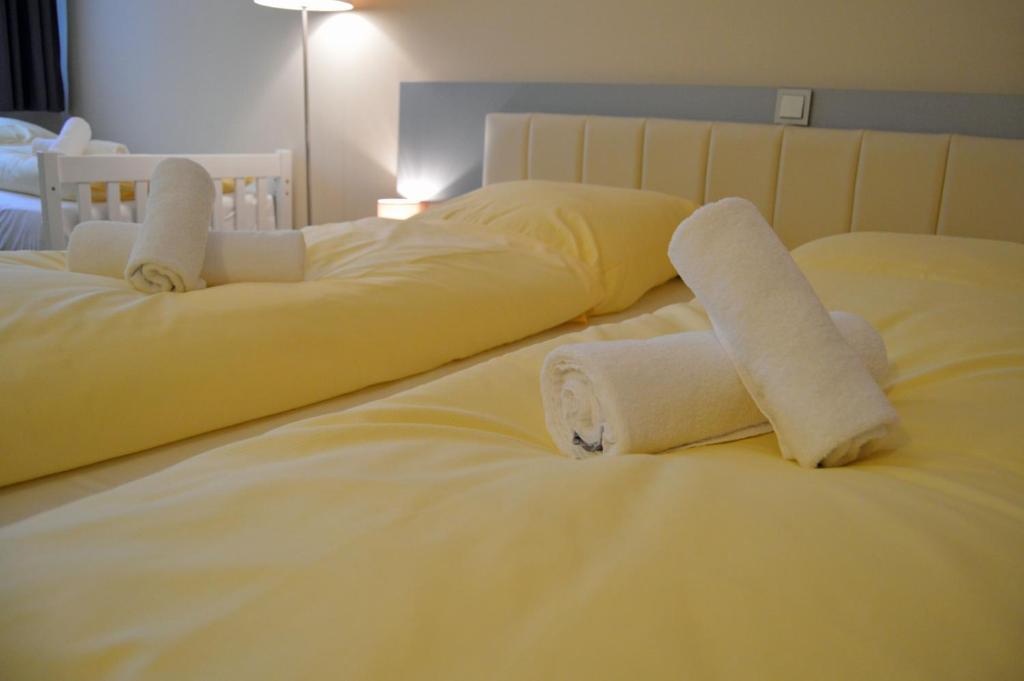 Postel nebo postele na pokoji v ubytování Hotel Jeta